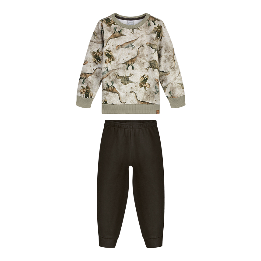 Conjunto Infantil Alakazoo Blusa Estampa Dinossauro e Calça