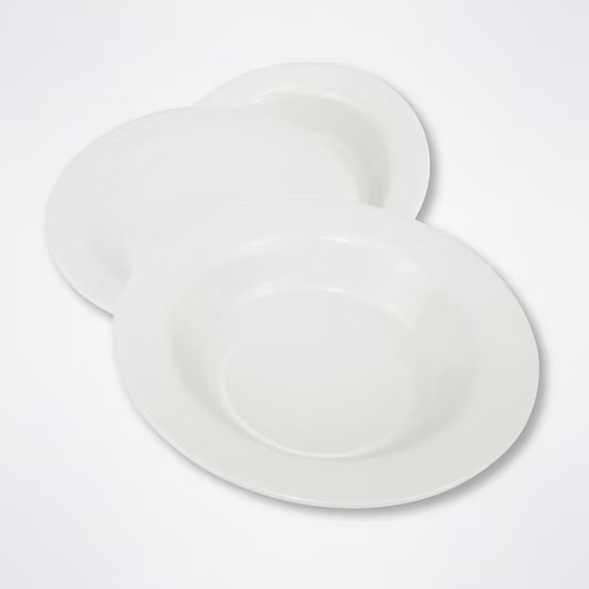 Kit Prato Lully Bebê Fundo com Boca Larga 03 Peças Kit Prato Lully Bebê Fundo com Boca Larga 03 Peças