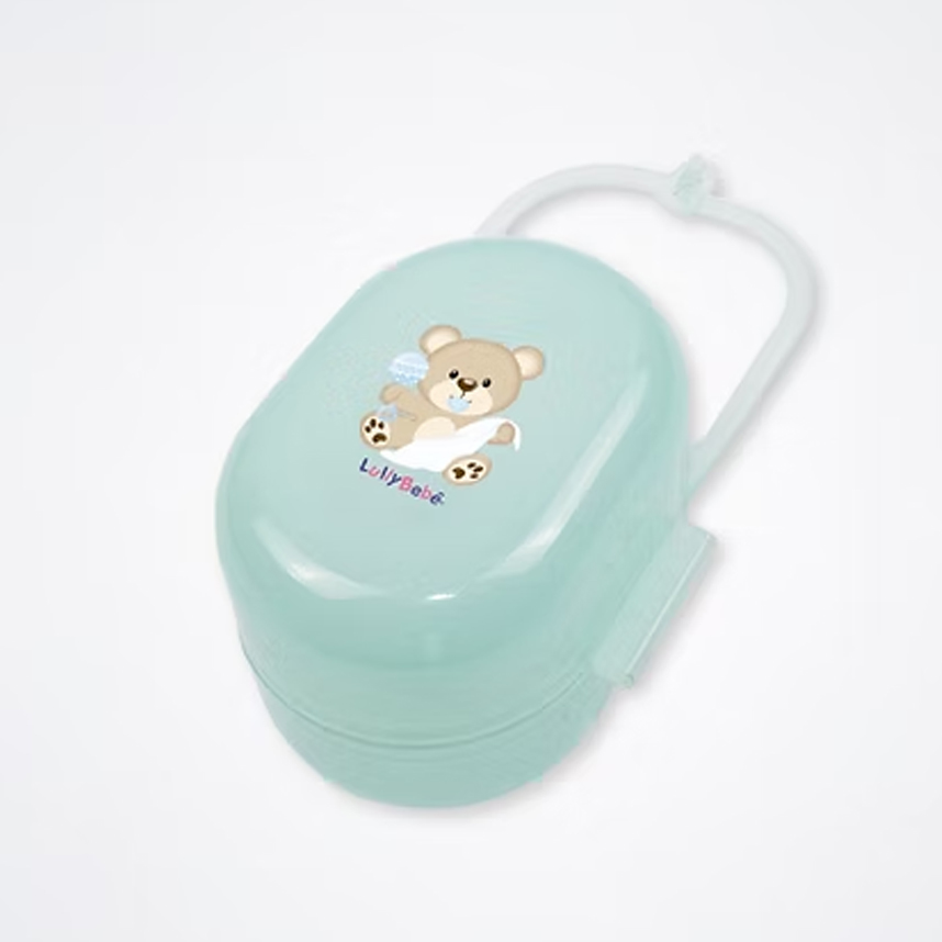 Porta Chupeta Lully Bebê Translúcido com Alça