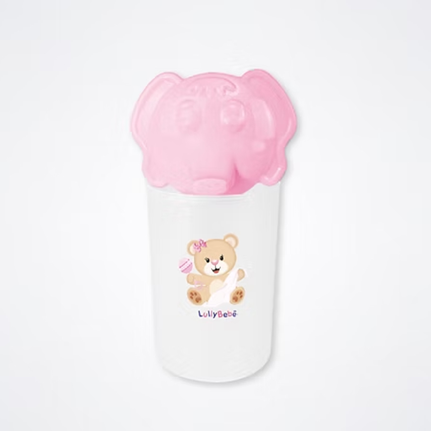 Copo Lully Bebê Tampa Formato Elefante 250ml