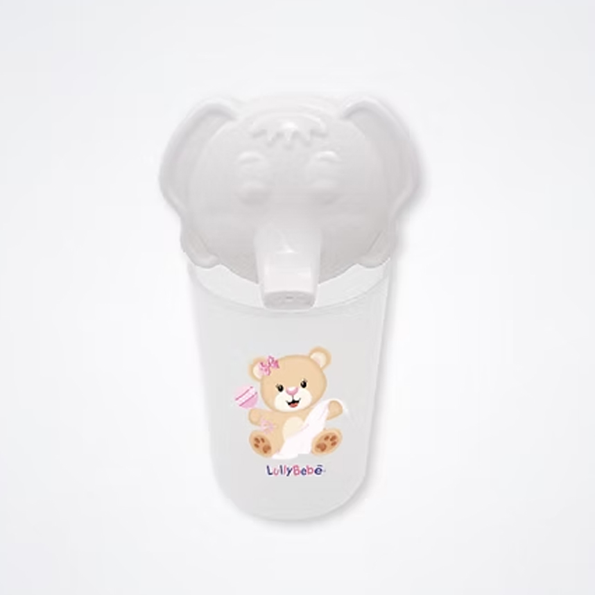 Copo Lully Bebê Tampa Formato Elefante 200ml