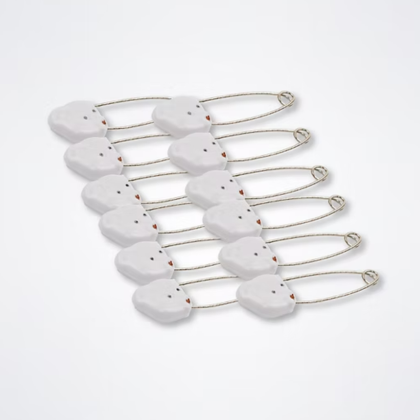 Alfinete para Fralda Lully Bebê 12 Unidades