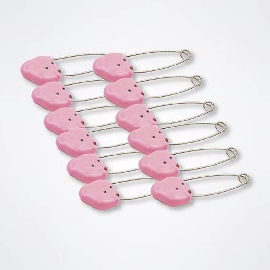 Alfinete para Fralda Lully Bebê 12 Unidades