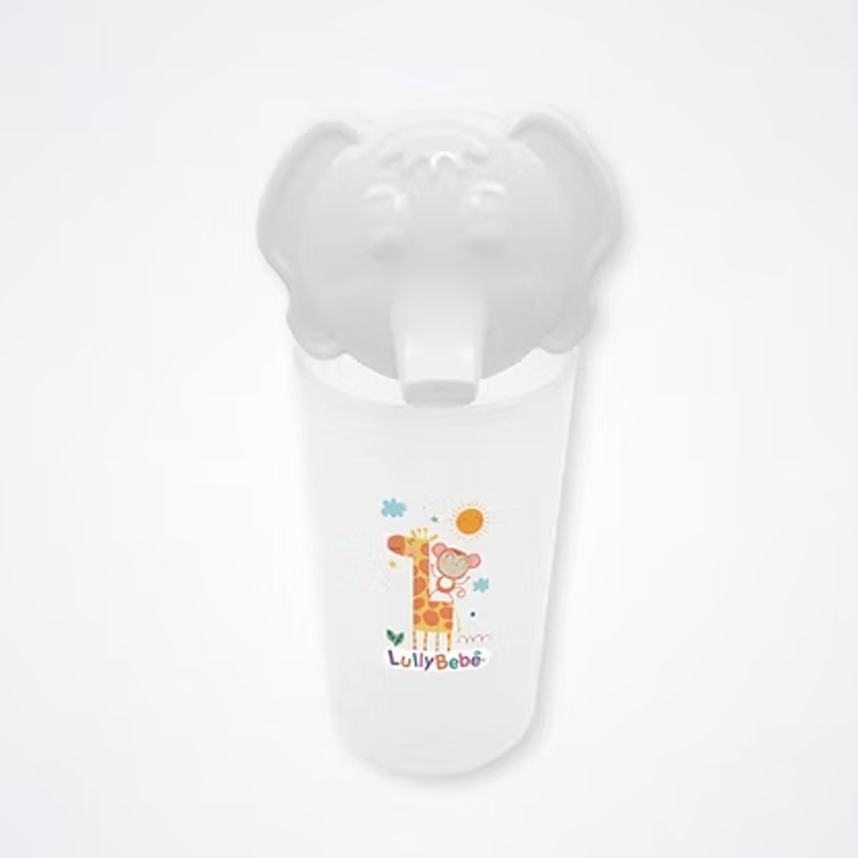 Copo Lully Bebê com Tampa Elefante 250 ml