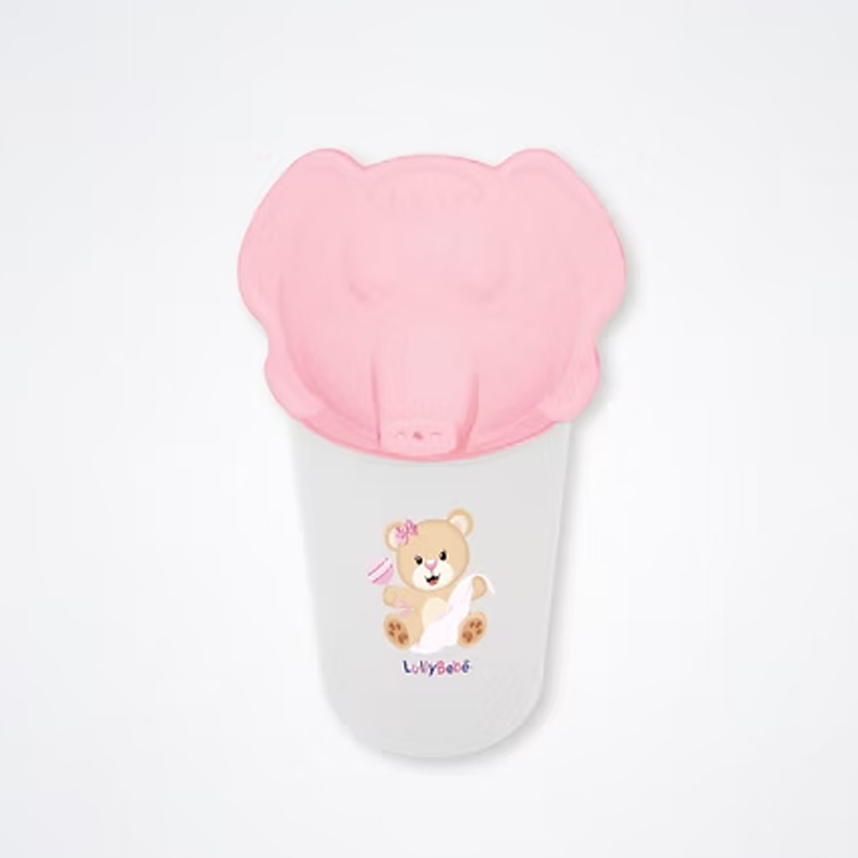 Copo Lully Bebê com Tampa Elefante 200ml