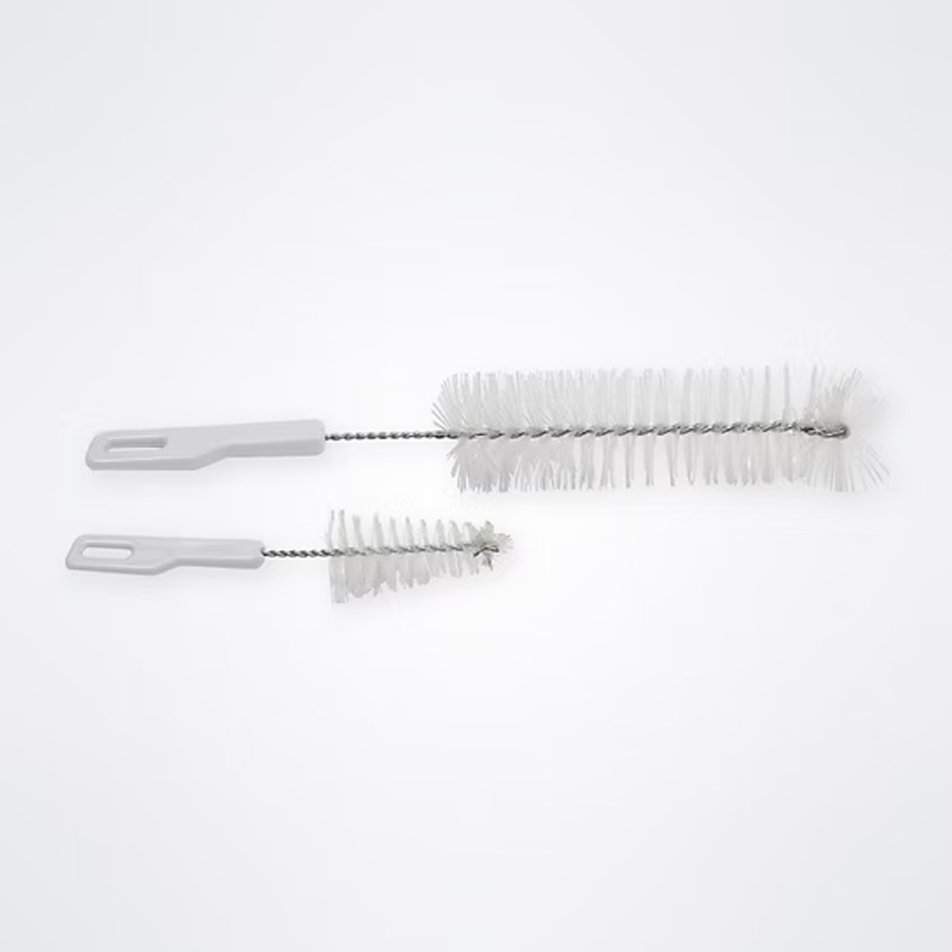 Kit Escova Reta Para Mamadeira Lully Bebê E Limpa Bico