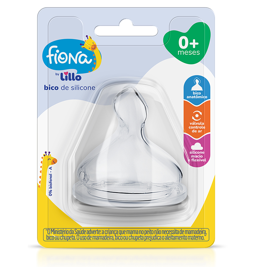 Bico Fiona Anatômico Bebê 0 a 6 Meses 1 Unidade