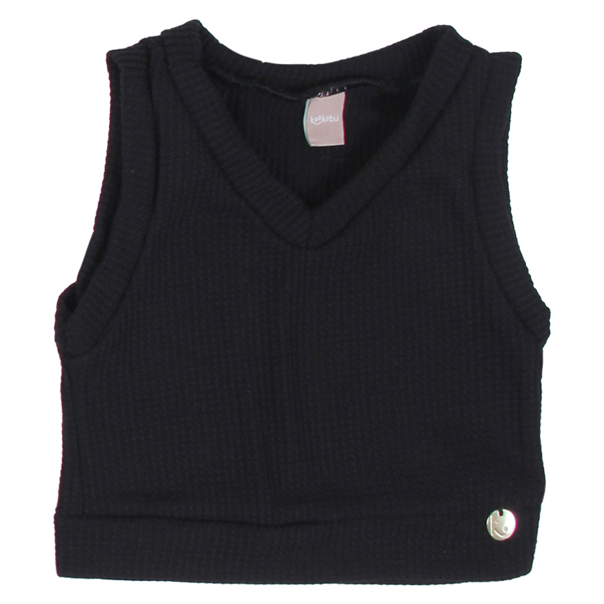 Conjunto Infantil Kookabu Camisa, Colete Tricot E Calça