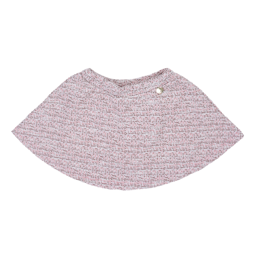 Conjunto Infantil Kookabu Blusa Gola Renda Shorts Saia Bolsa