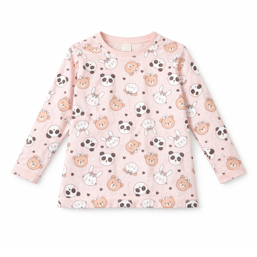 Blusa Infantil Bebê Kookabu Estampa Bichinhos