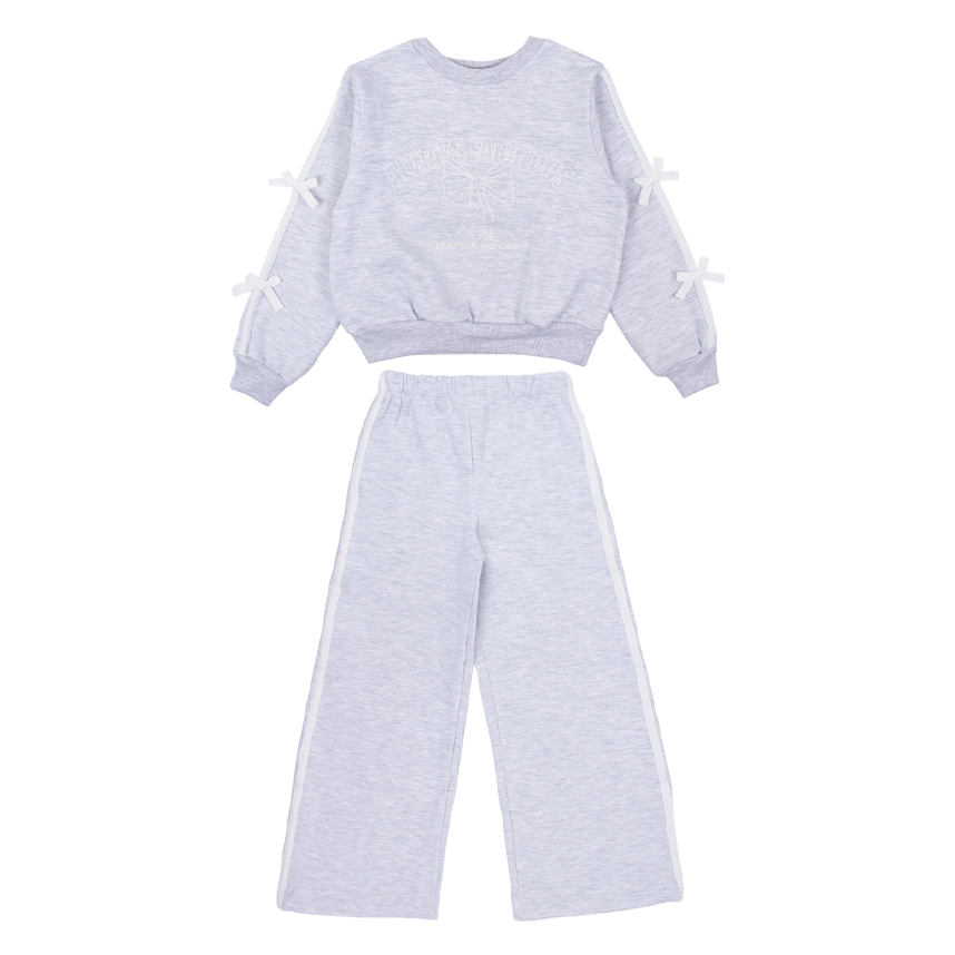 Conjunto Infantil Kookabu Blusa Moletom Laço Always E Calça