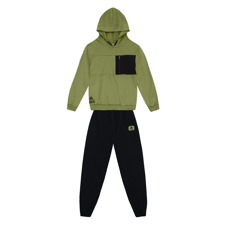 Conjunto Infantil Brandili Blusão com Capuz e Calça