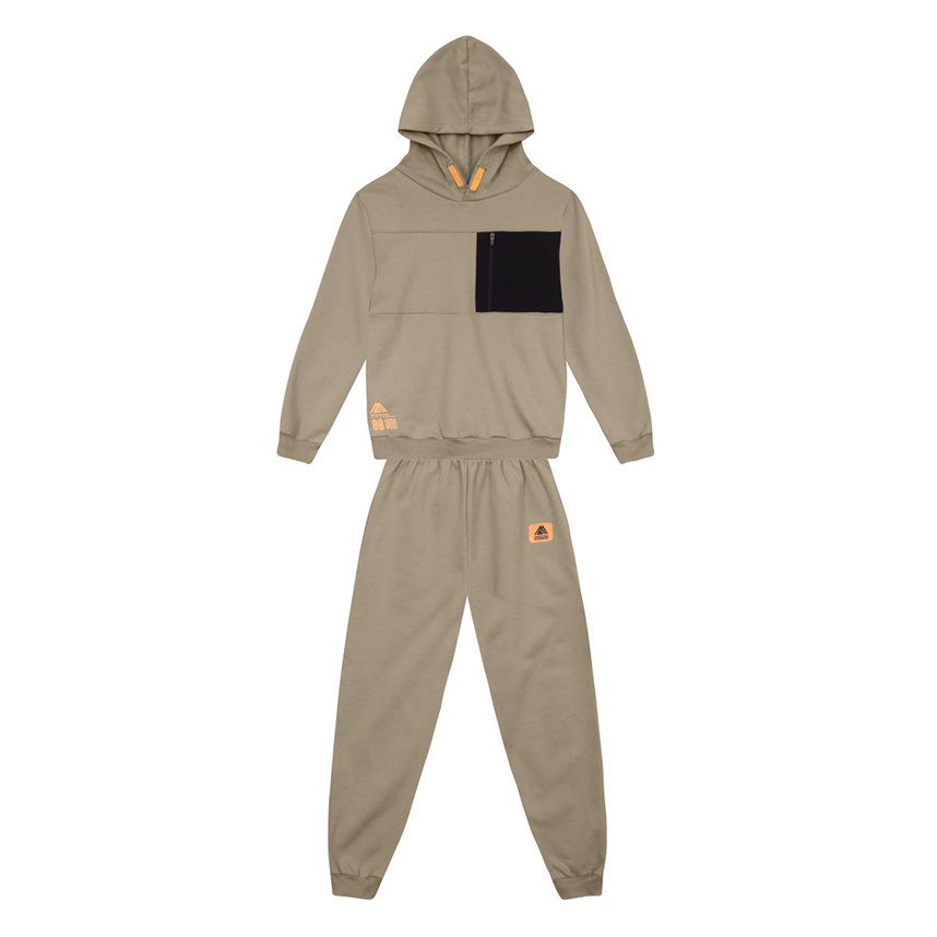 Conjunto Infantil Brandili Blusão com Capuz e Calça