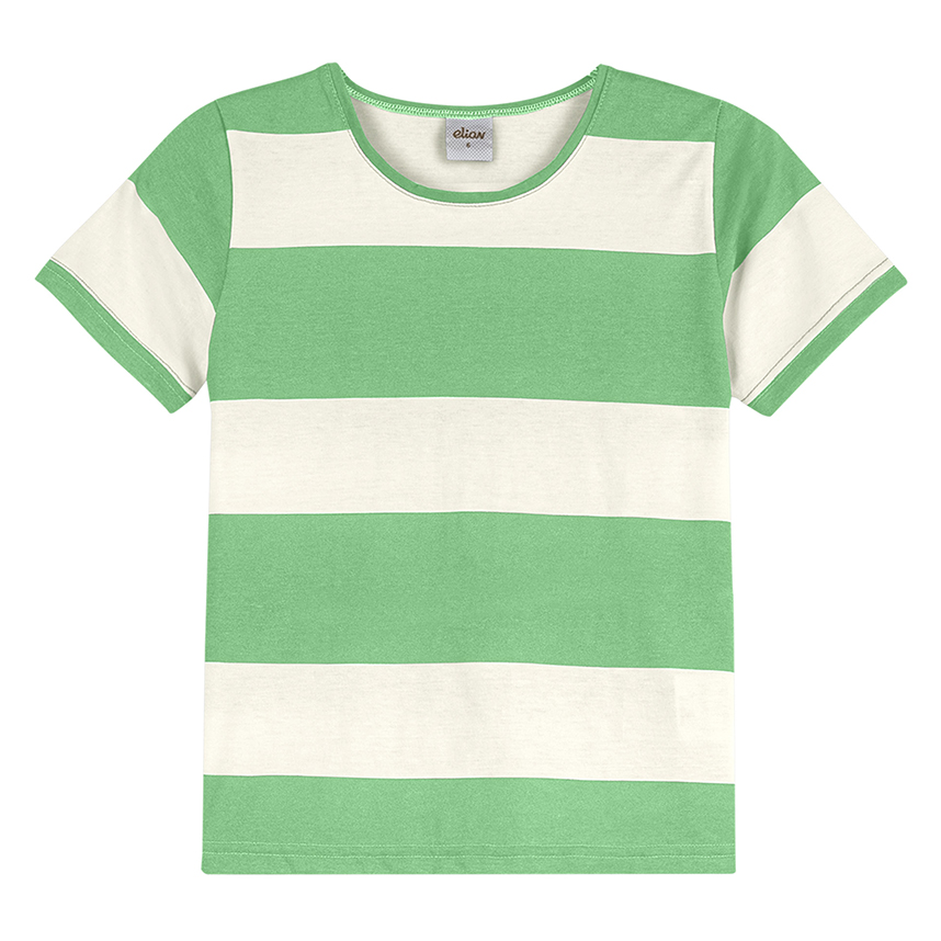 Camiseta Infantil Elian Manga Curta Estampada