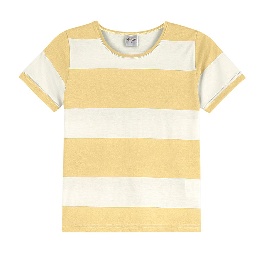 Camiseta Infantil Elian Manga Curta Estampada