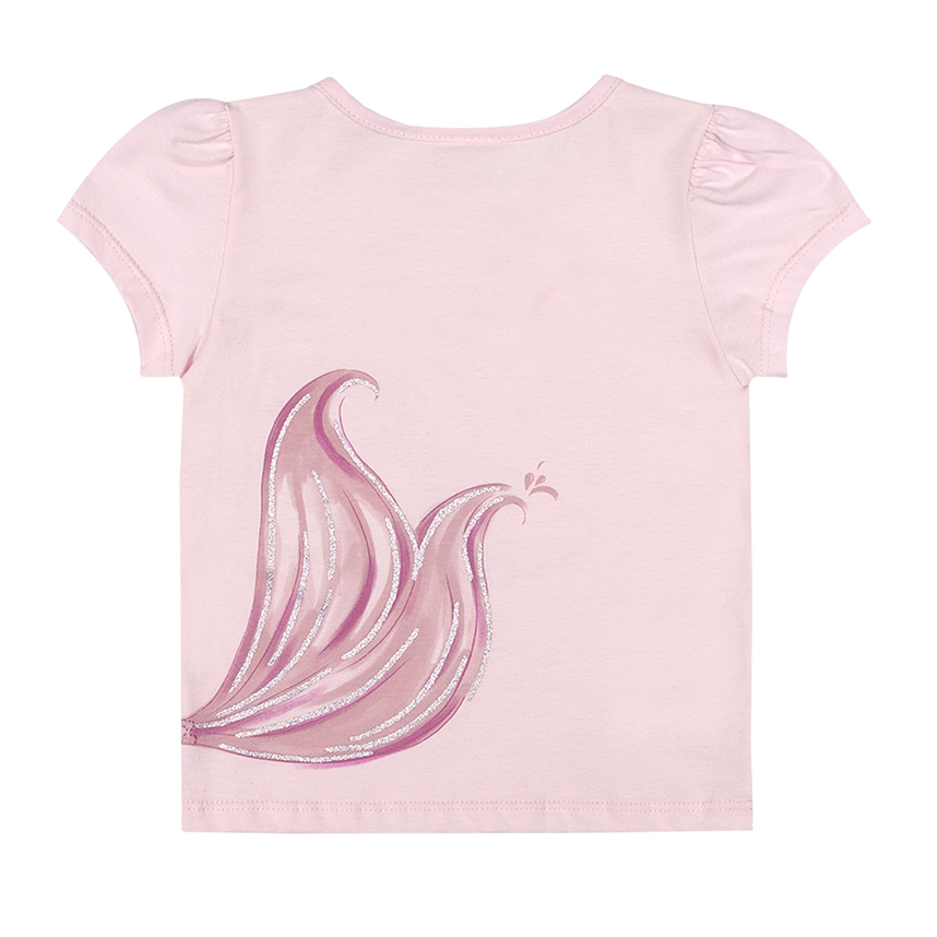 Blusa Infantil Elian Manga Curta Estampa Sereia Blusa Infantil Elian Manga Curta Estampa Sereia