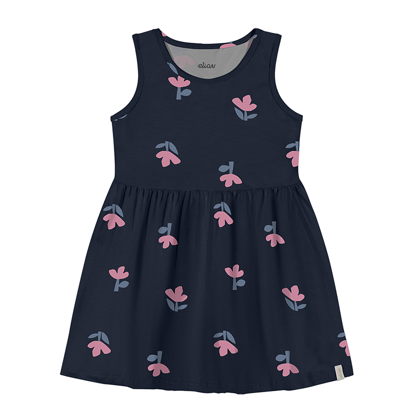 Vestido Infantil Elian Regata Estampas Sortidas