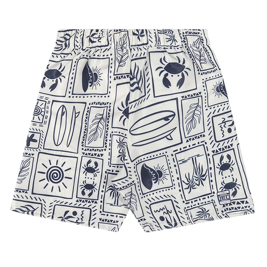 Bermuda Infantil Elian Em Tactel Estampada