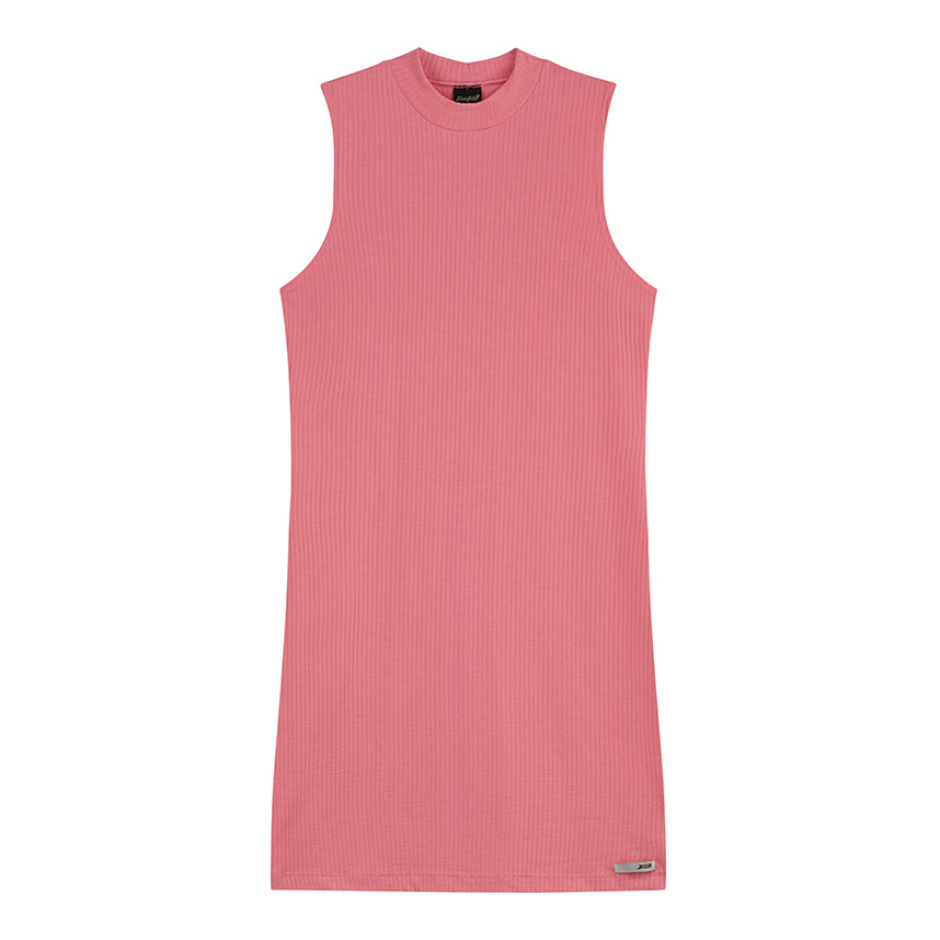 Vestido Juvenil Beats Cavado Canelado Liso