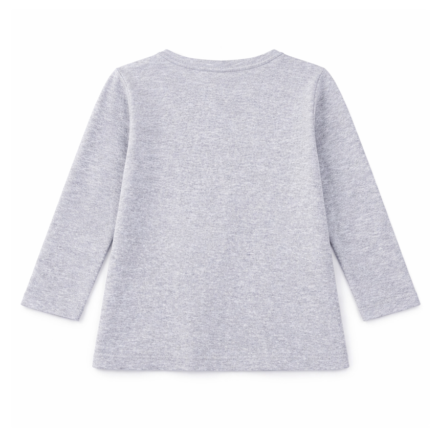 Blusa Infantil Color Girl Manga Longa Estampa Enjoy