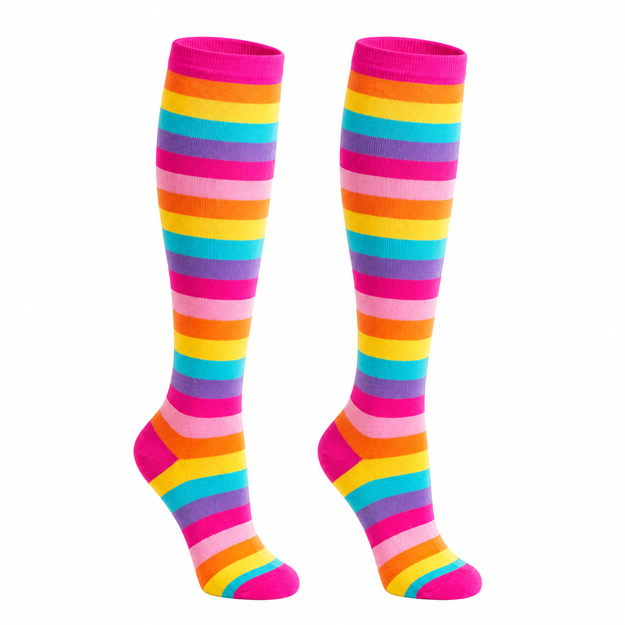 Meia 3/4 Infantil Cano Longo Duck Galochita Estampada