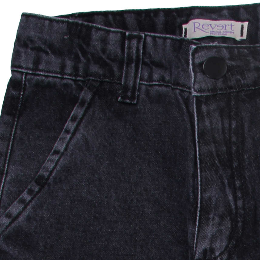 Calça Jeans Juvenil Revert Wide Leg Marmorizada