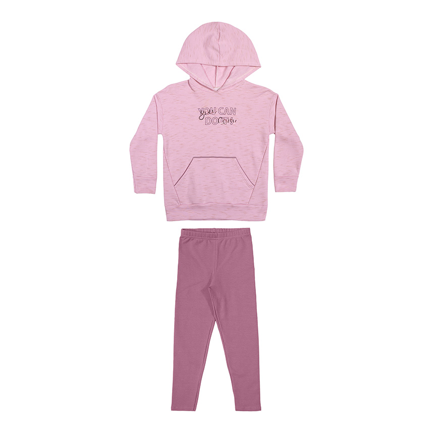 Conjunto Infantil Elian Blusão Estampa You Can Do It e Calça