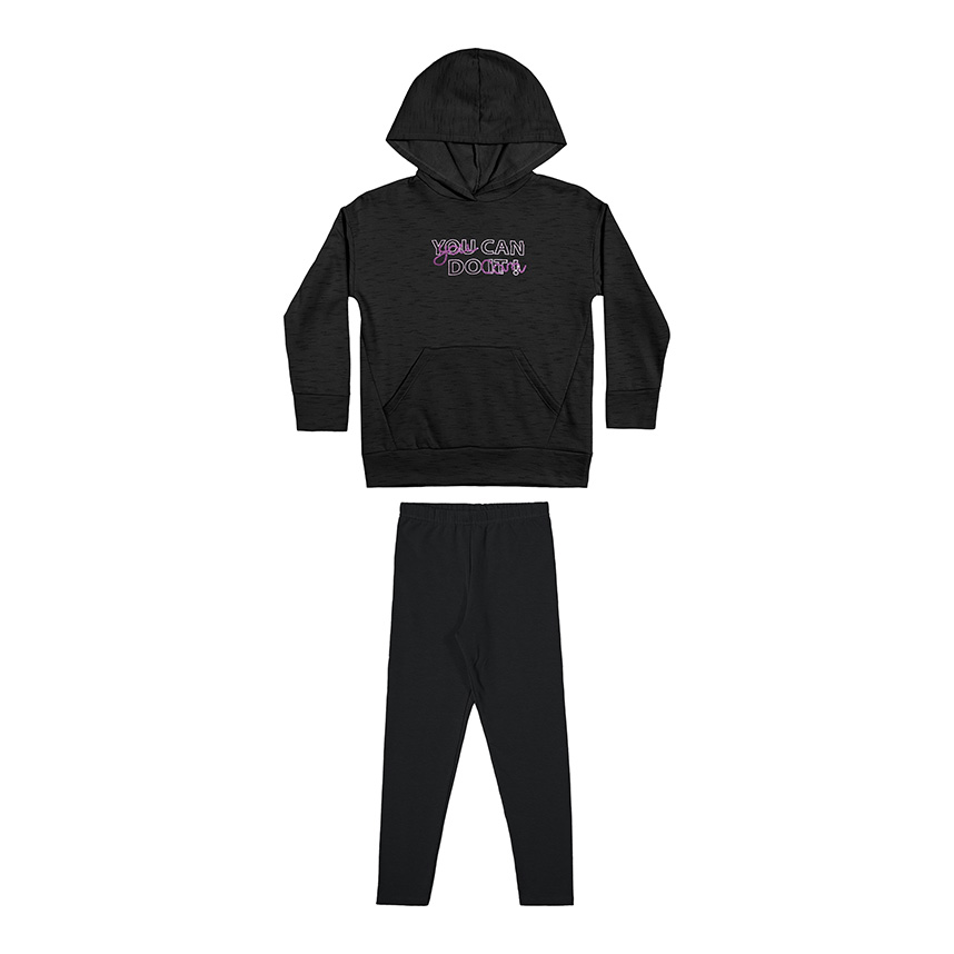 Conjunto Juvenil Elian Blusão Estampa You Can Do It e Calça