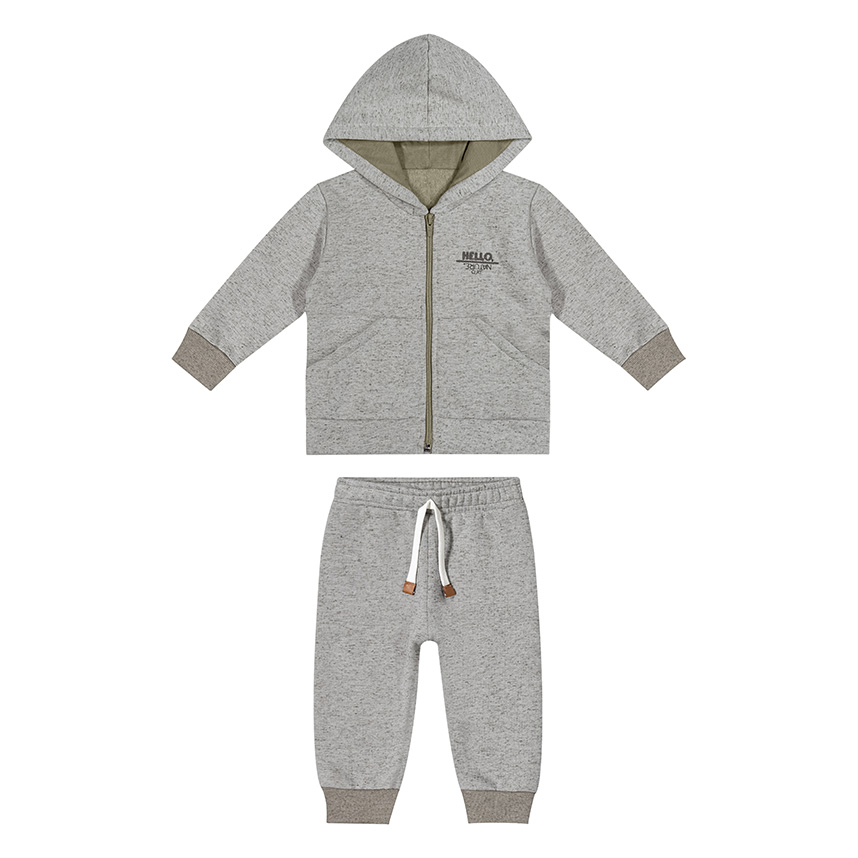 Conjunto Infantil Colorittá Jaqueta Bordado Hello e Calça