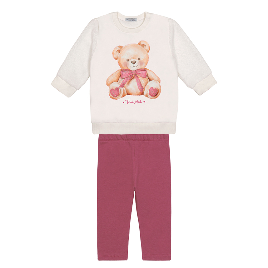 Conjunto Bebê Trick Nick Blusão Estampa Urso e Legging