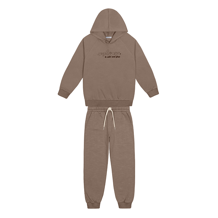 Conjunto Infantil Trick Nick Blusão Bordado Explore e Calça