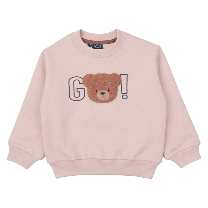 Conjunto Infantil Vrasalon Blusa Bordado Urso e Calça