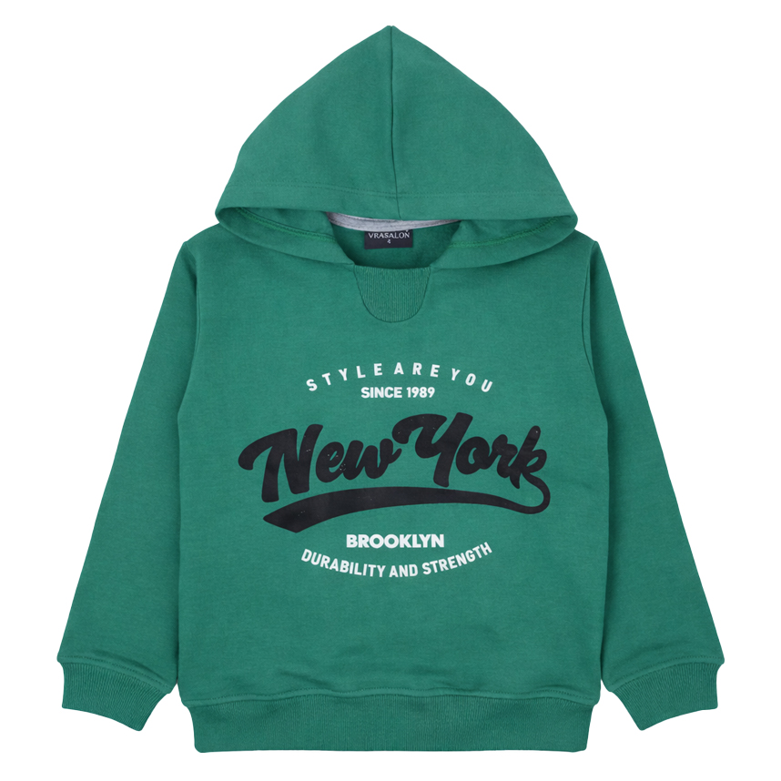 Conjunto Infantil Vrasalon Blusão Estampa New York e Calça