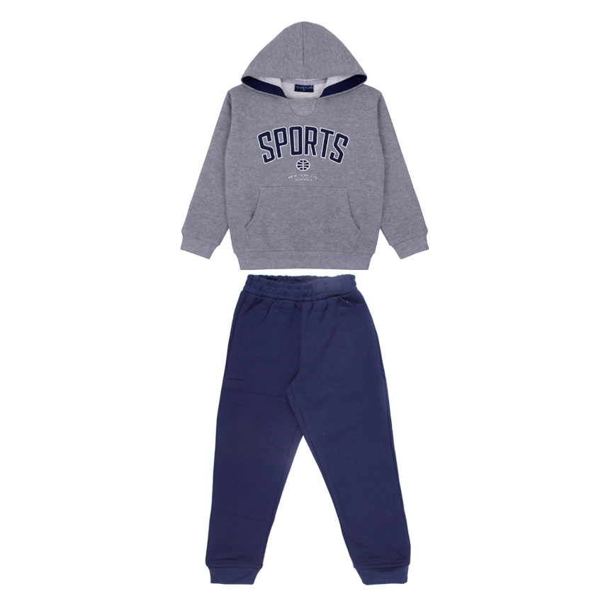 Conjunto Infantil Vrasalon Blusão Estampa Sports e Calça