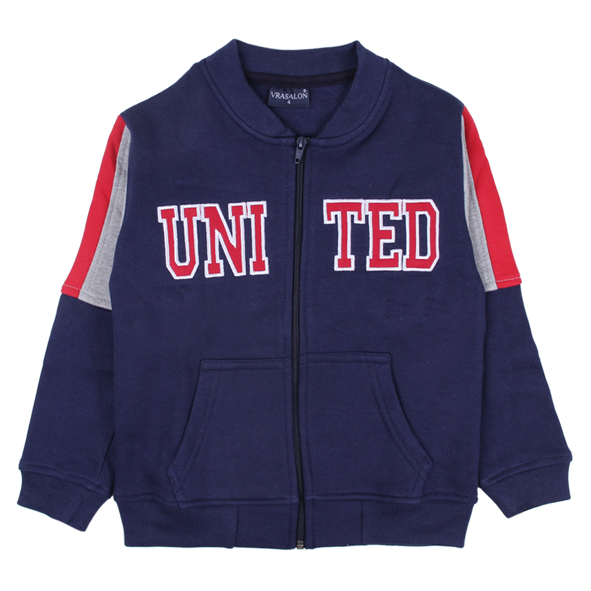 Conjunto Infantil Vrasalon Blusão Bordado United e Calça