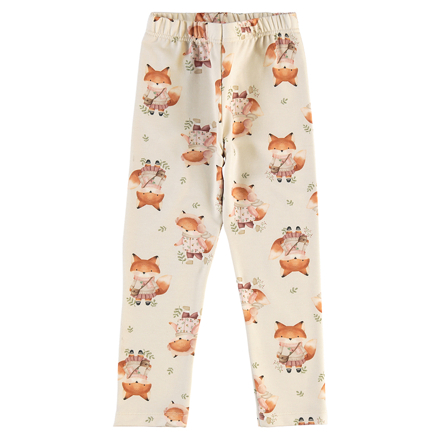 Calça Legging Infantil Rovitex Estampa Raposinha