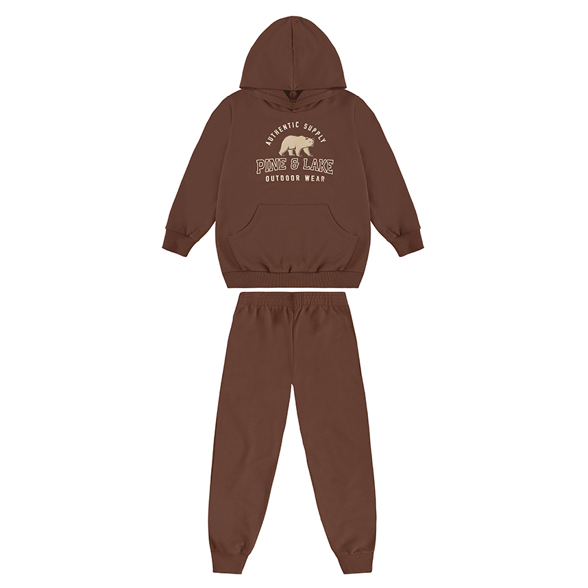 Conjunto Infantil Rovitex Blusão Estampa Urso e Calça
