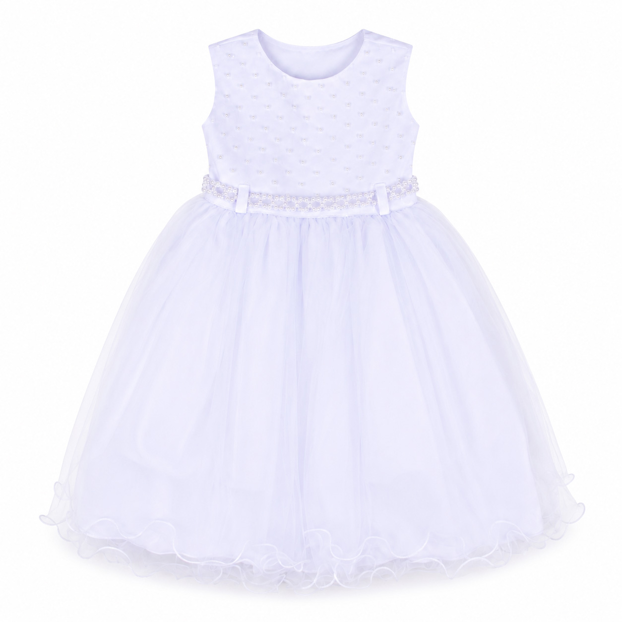 Vestido Infantil Menina Bonita Bordado Florzinhas com Casaco