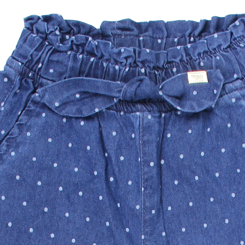 Calça Jeans Infantil Clube Doce Clochard Detalhe Poá