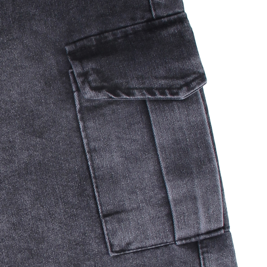 Calça Sarja Juvenil Tom Ery Wide Leg com Bolso Lateral