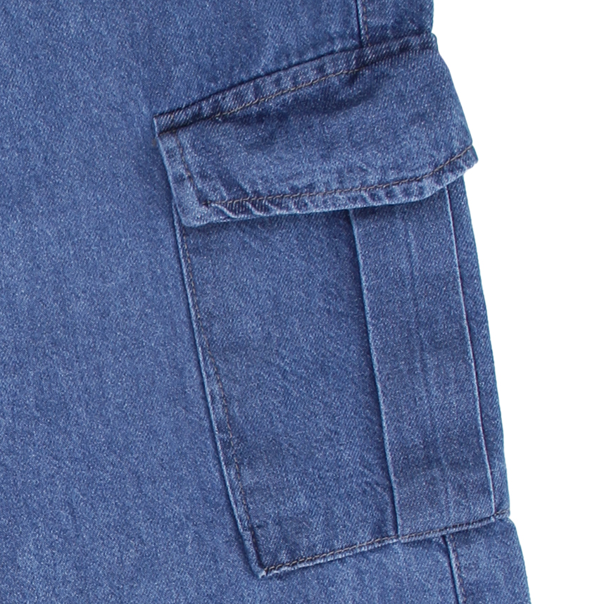 Calça Jeans Juvenil Tom Ery Wide Leg com Bolso Lateral