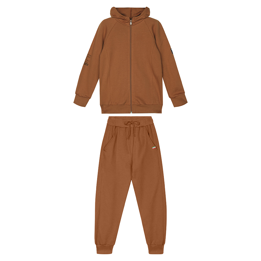 Conjunto Infantil Lamon Jaqueta com Capuz e Calça Moletinho