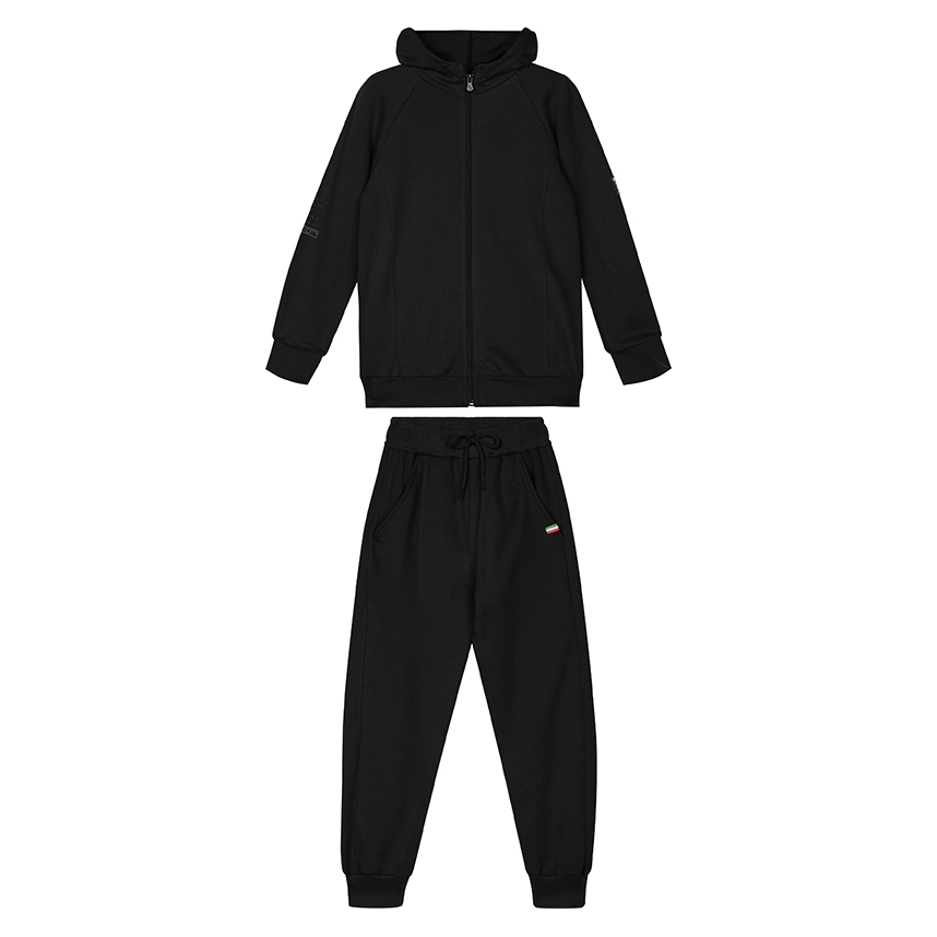 Conjunto Infantil Lamon Jaqueta com Capuz e Calça Moletinho