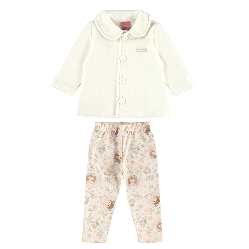 Conjunto Infantil Kamylus Blusão Bordado Cavalinho E Calça