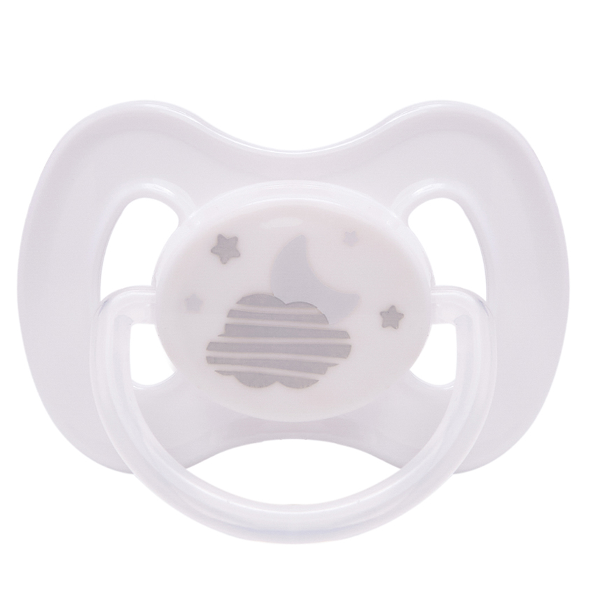 Chupeta Bebê Buba Comfort Noturna Nuvem Cinza Tam 2