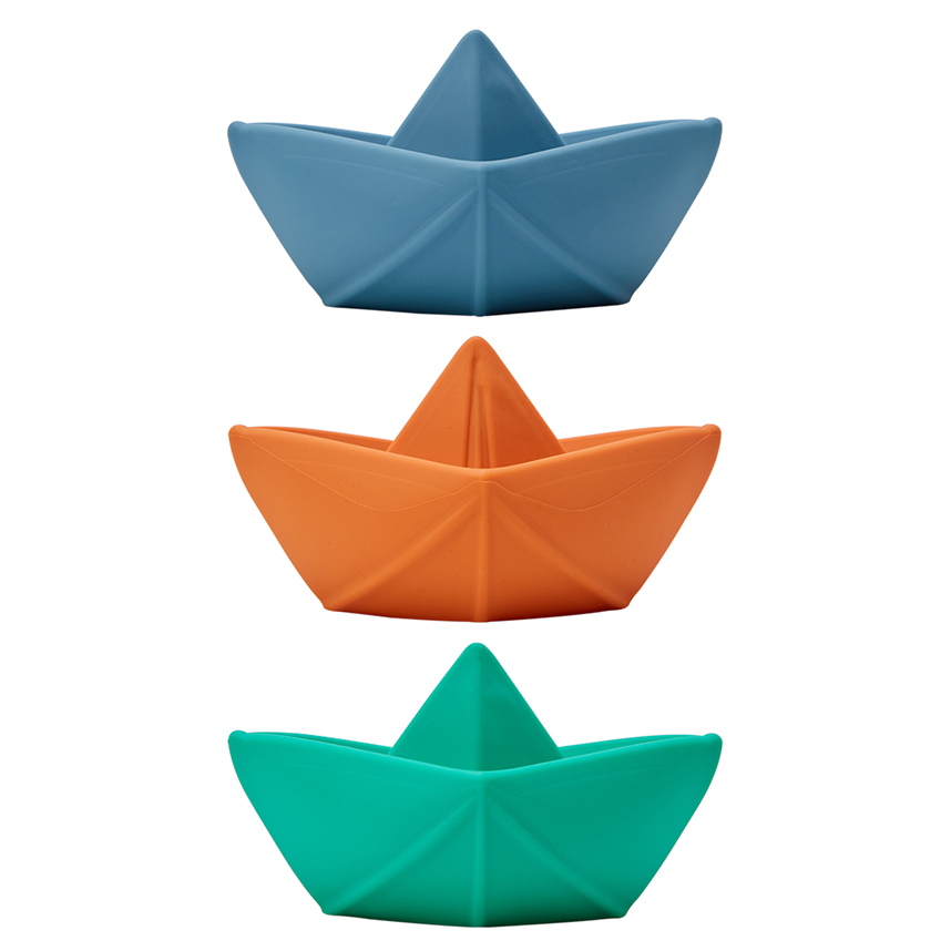 Brinquedo Para Banho Buba Barquinhos Em Silicone