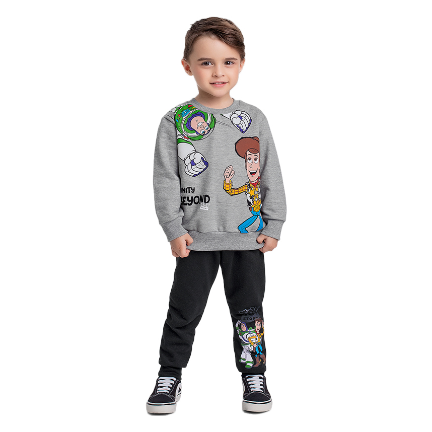Conjunto Infantil Fakini Blusão E Calça Estampa Toy Story