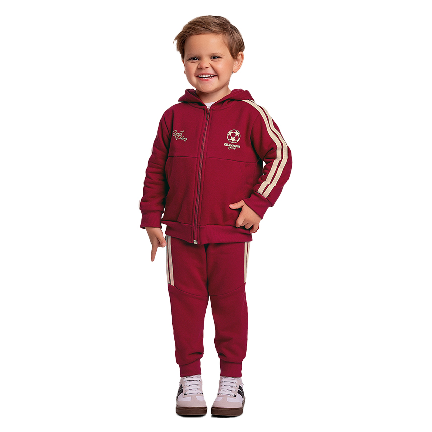 Conjunto Infantil Fakini Jaqueta Champion Com Capuz E Calça