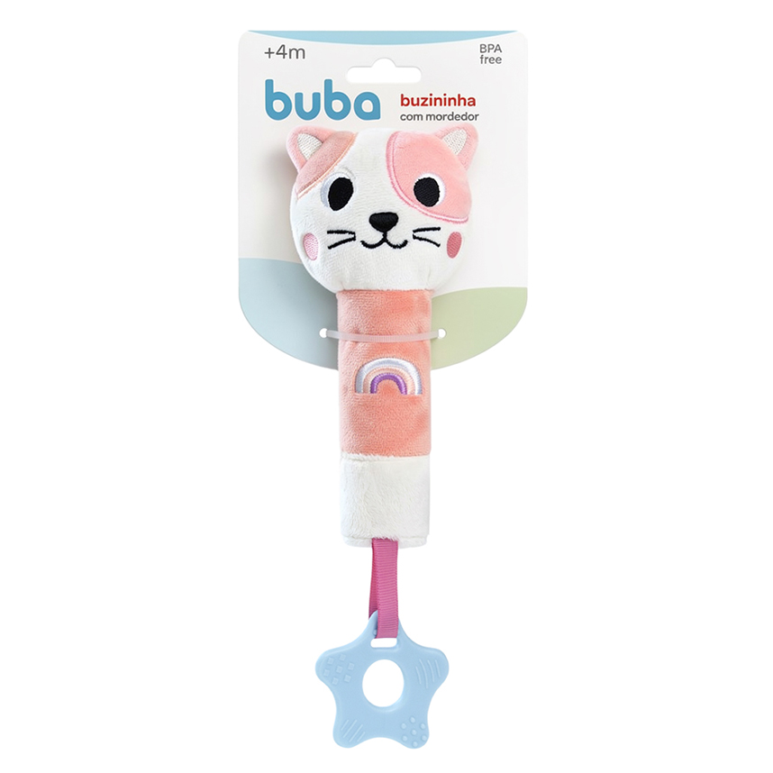 Buzininha com Mordedor Buba Zoo Gato