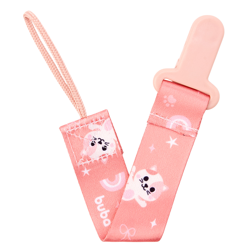 Prendedor de Chupeta Bebê Buba Zoo Gatinho